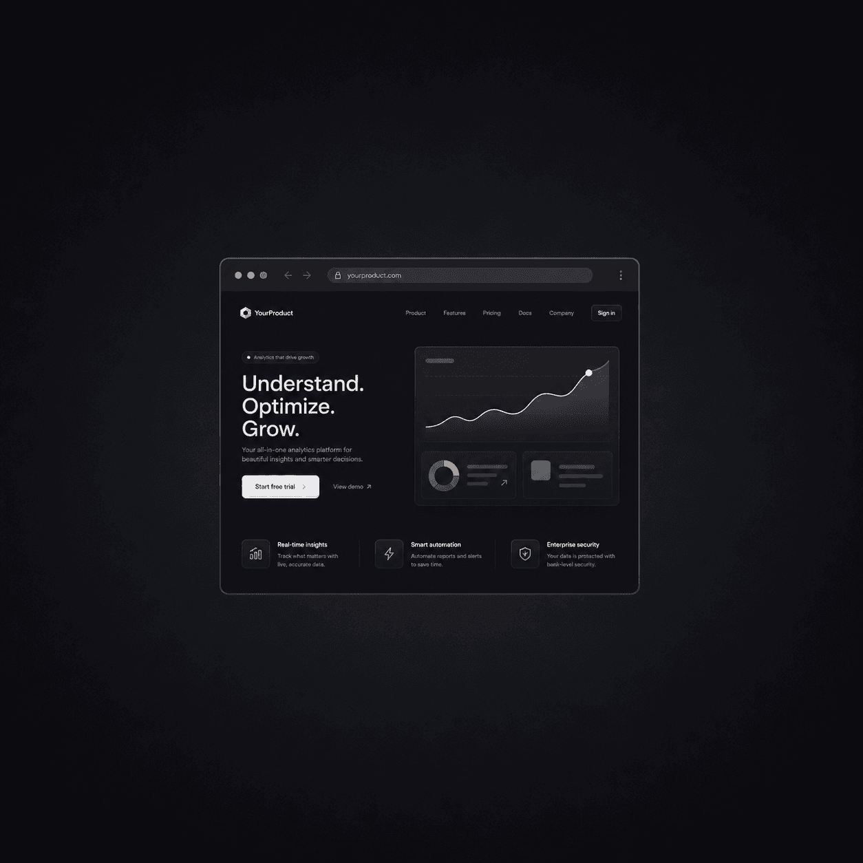 A high-converting landing page